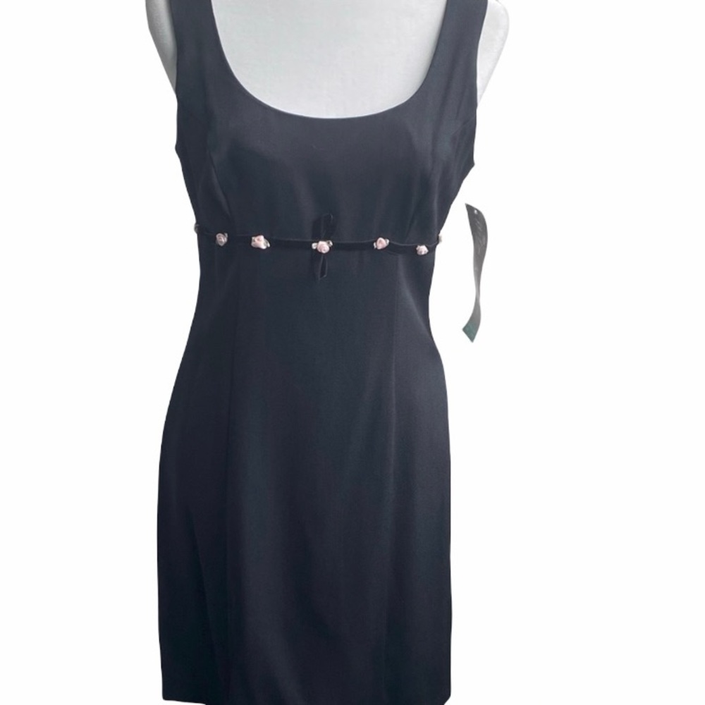 Nite Kraze Black Sleeveless Vintage 90's Dress 10